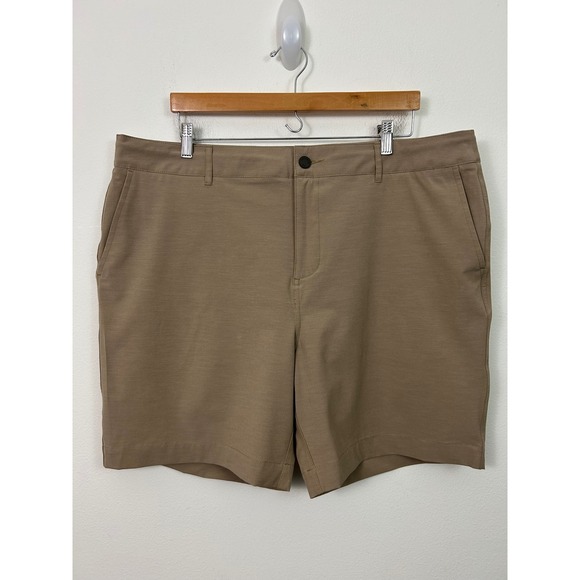 Faherty Other - Faherty All‎ Day Shorts Mens 38 Khaki Tan Drawstring Stretch